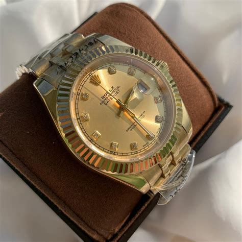 rolex datejust vollgold